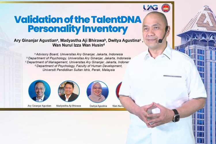 Dr. Ary Ginanjar Paparkan Validasi Ilmiah TalentDNA di Konferensi Internasional Brunei