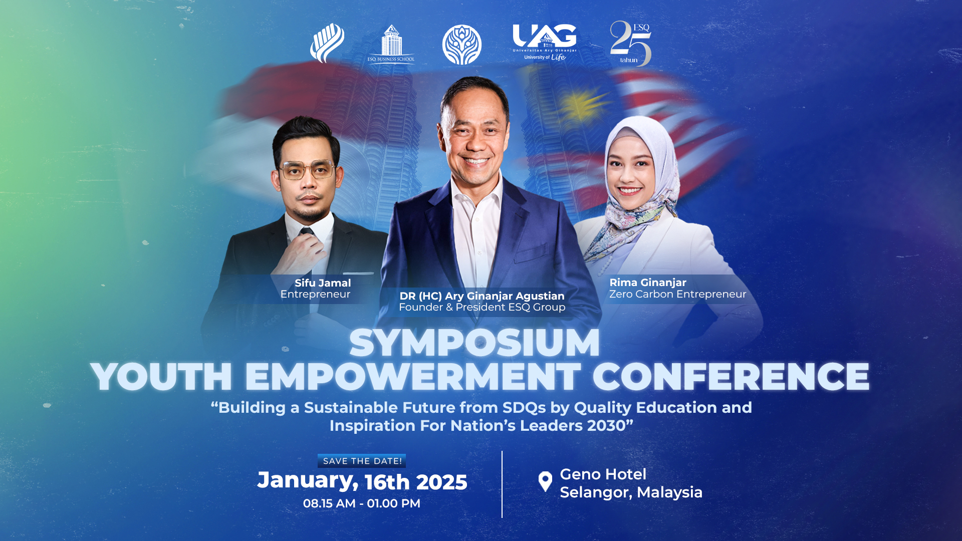 Di Malaysia, Mahasiswa Universitas Ary Ginanjar Berikan Wadah Kontribusi Lewat Youth Empowerment Conference